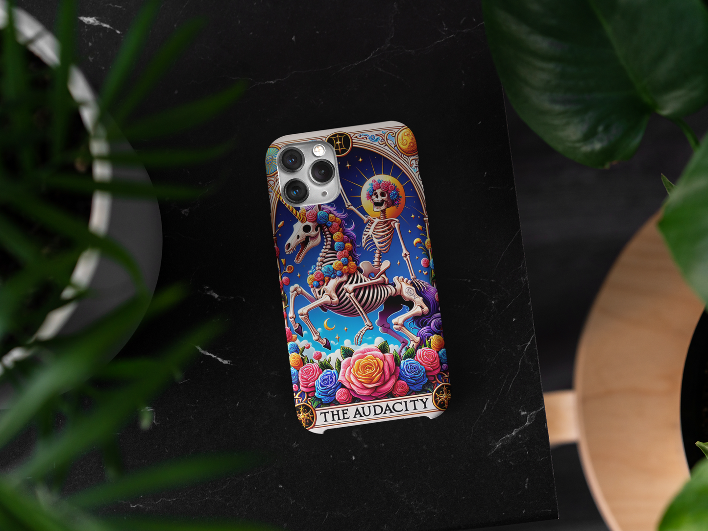 The Audacity Tarot Card Phone Case, Mystical Phone Case, Celestial Phone Case, Tarot Card Phone Case for iPhone, Samsung, Google Pixel