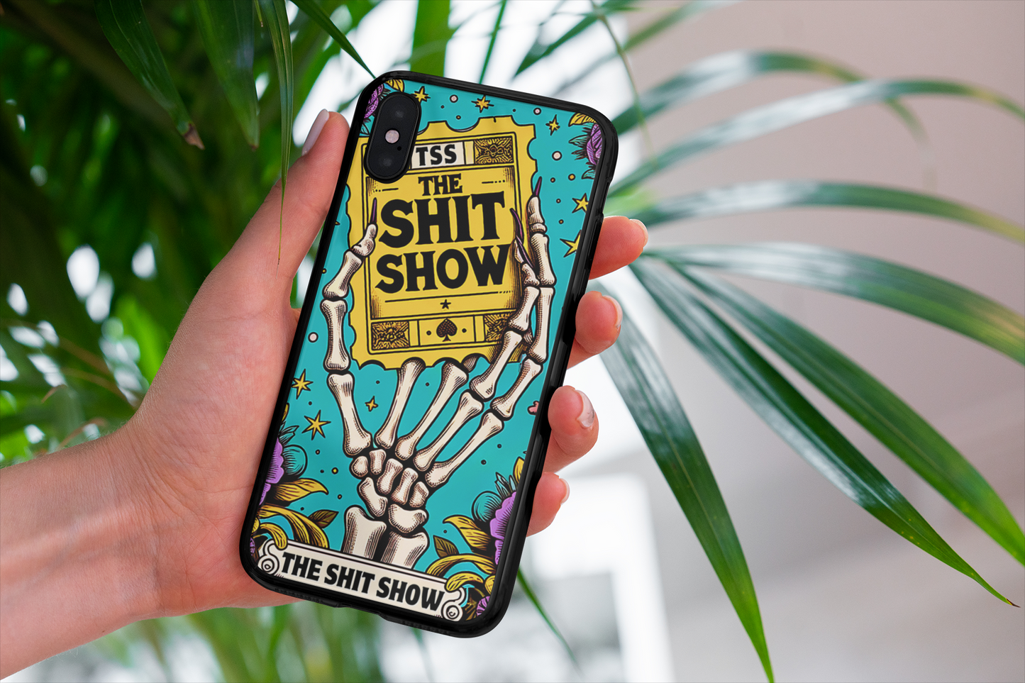 The Shit Show Tarot Card Phone Case, Mystical Phone Case, Celestial Phone Case, Tarot Card Phone Case for iPhone, Samsung, Google Pixel