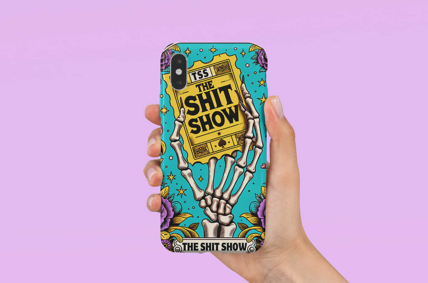 The Shit Show Tarot Card Phone Case, Mystical Phone Case, Celestial Phone Case, Tarot Card Phone Case for iPhone, Samsung, Google Pixel