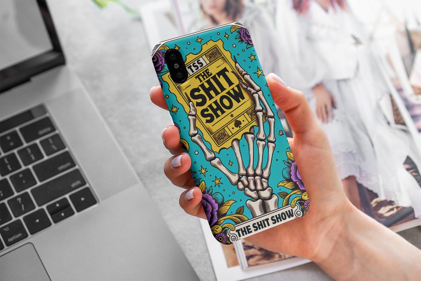 The Shit Show Tarot Card Phone Case, Mystical Phone Case, Celestial Phone Case, Tarot Card Phone Case for iPhone, Samsung, Google Pixel