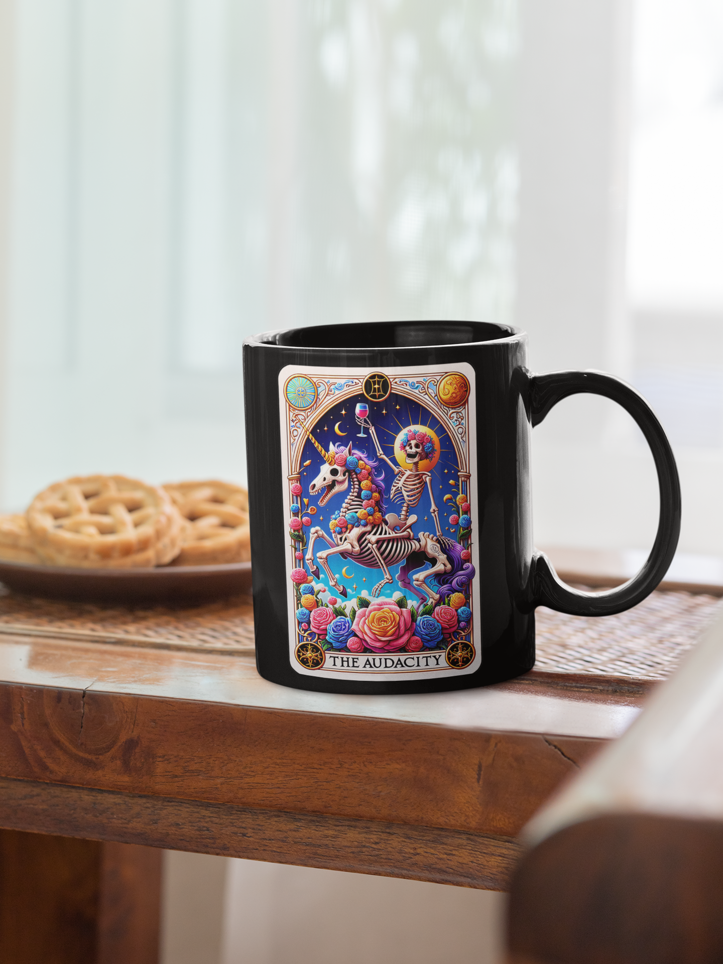 The Audacity Tarot Card Coffee Mug, Tarot Card Coffee Mug, Celestial Coffee Mug, Audacity Mug