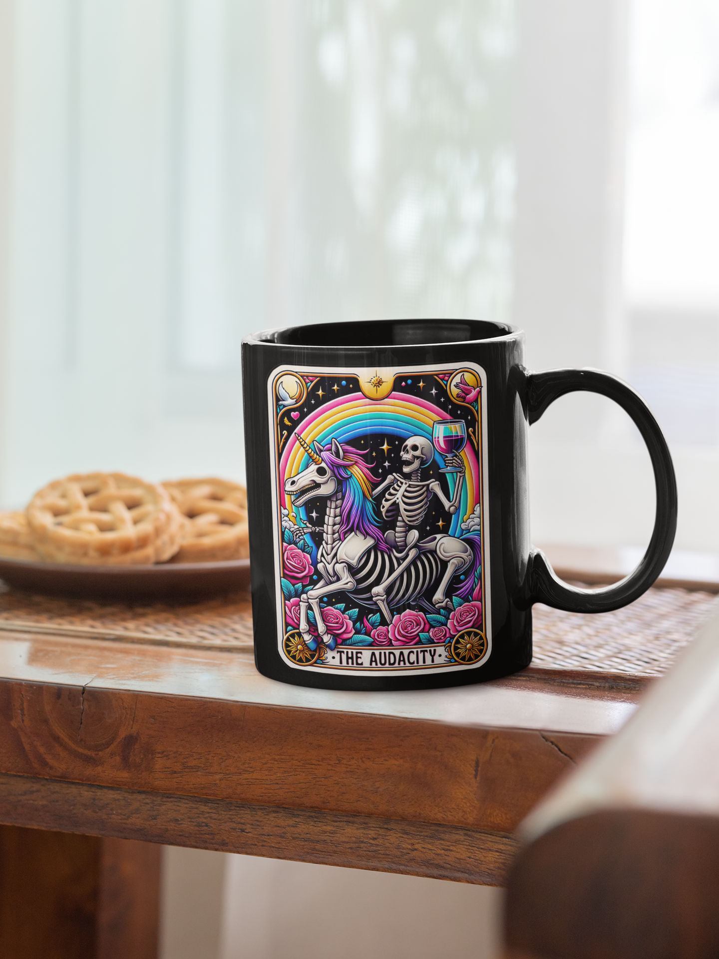 The Audacity Tarot Card Coffee Mug, Tarot Card Coffee Mug, Celestial Coffee Mug, Audacity Mug