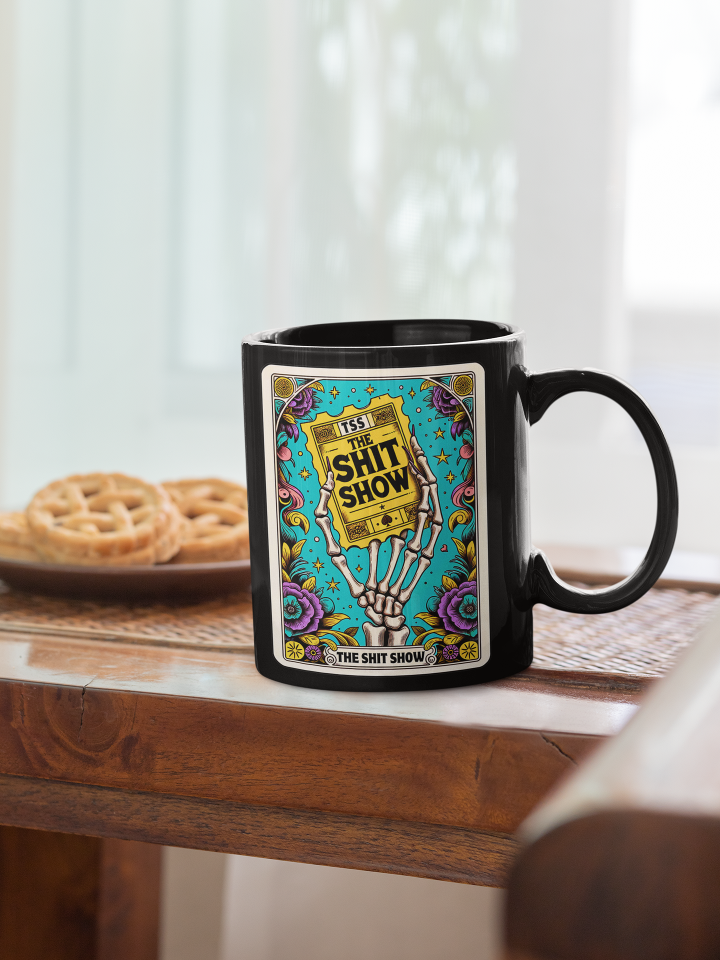 The Shit Show Tarot Card Coffee Mug, Tarot Card Coffee Mug, Celestial Coffee Mug, Shit Show Tarot Mug