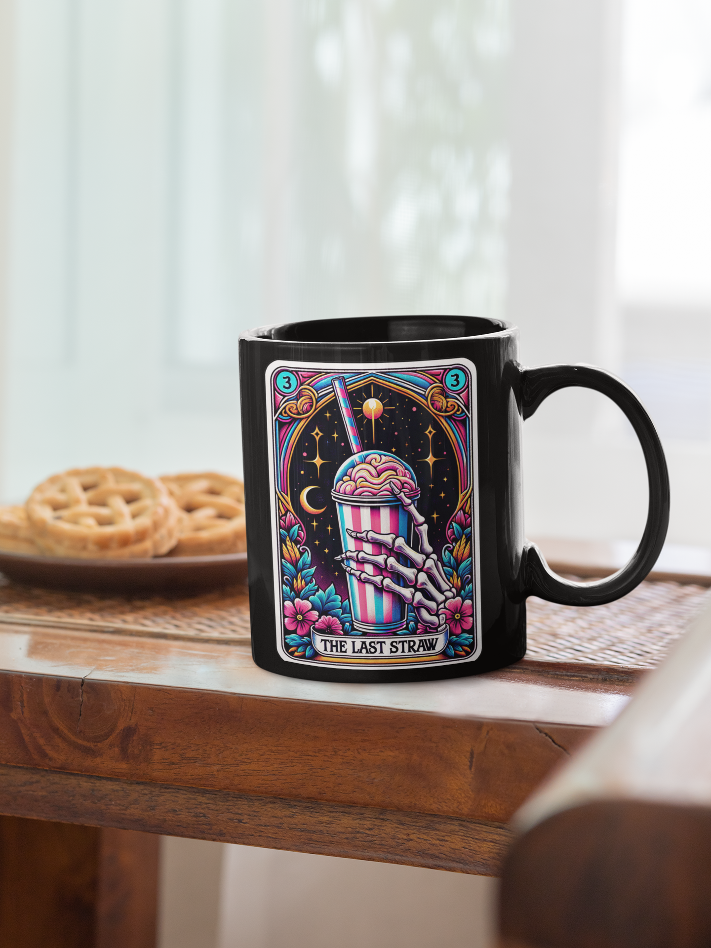 The Last Straw Tarot Card Coffee Mug, Tarot Card Coffee Mug, Celestial Coffee Mug, Last Straw Mug