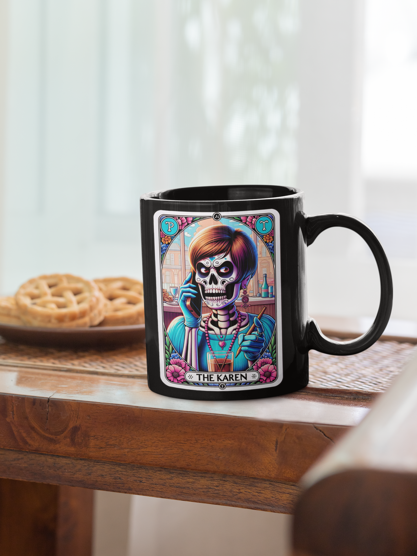 The Karen Tarot Card Coffee Mug, Tarot Card Coffee Mug, Celestial Coffee Mug, Karen Tarot Mug