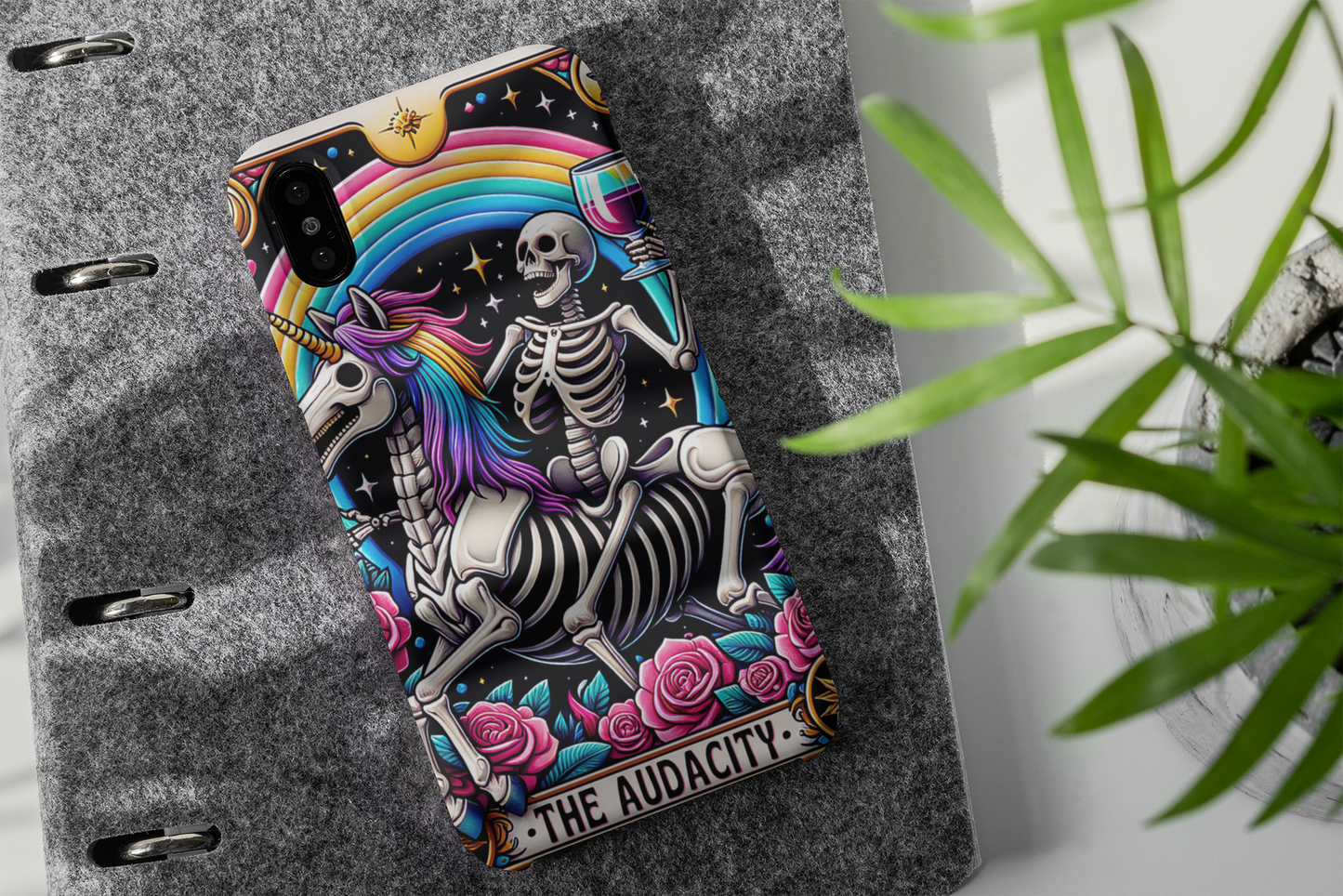 The Audacity Tarot Card Phone Case, Audacity Phone Case, Celestial Phone Case, Tarot Card Phone Case for iPhone, Samsung, Google Pixel