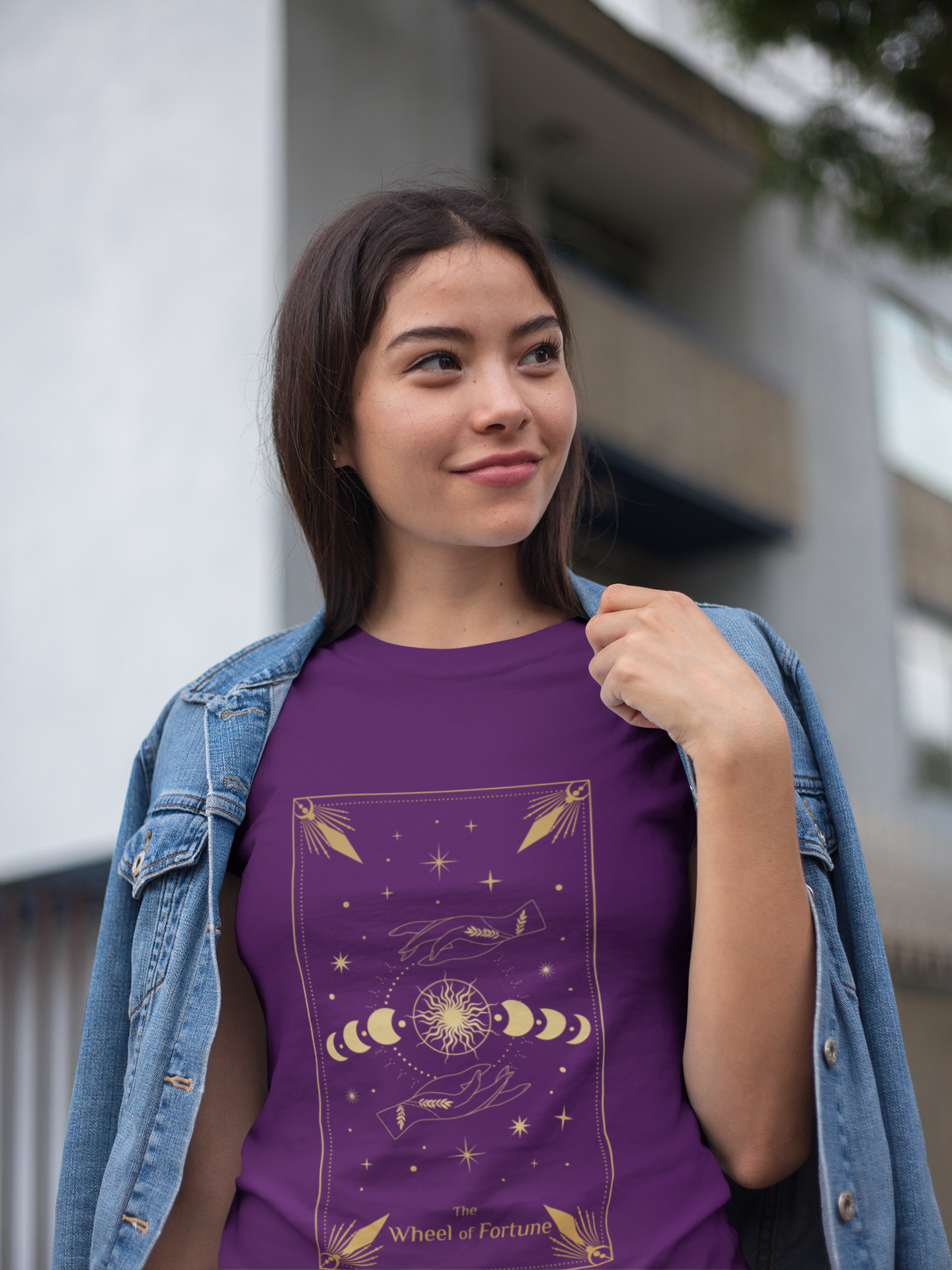 The Wheel of Fortune Tarot Card Shirt, Wheel of Fortune Tarot Card Tee, Witchy Tarot Shirt, Celestial Shirt, Mystical Shirt, Spiritual Shirt