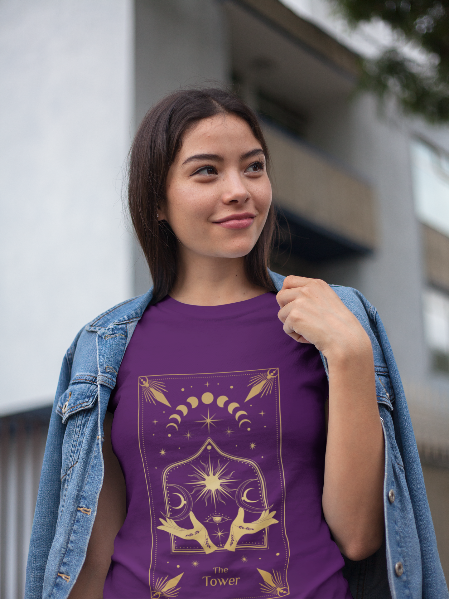 The Tower Tarot Card Shirt, Tower Tarot Card Tee, Witchy Tarot Shirt, Celestial Shirt, Mystical Shirt, Spiritual Shirt