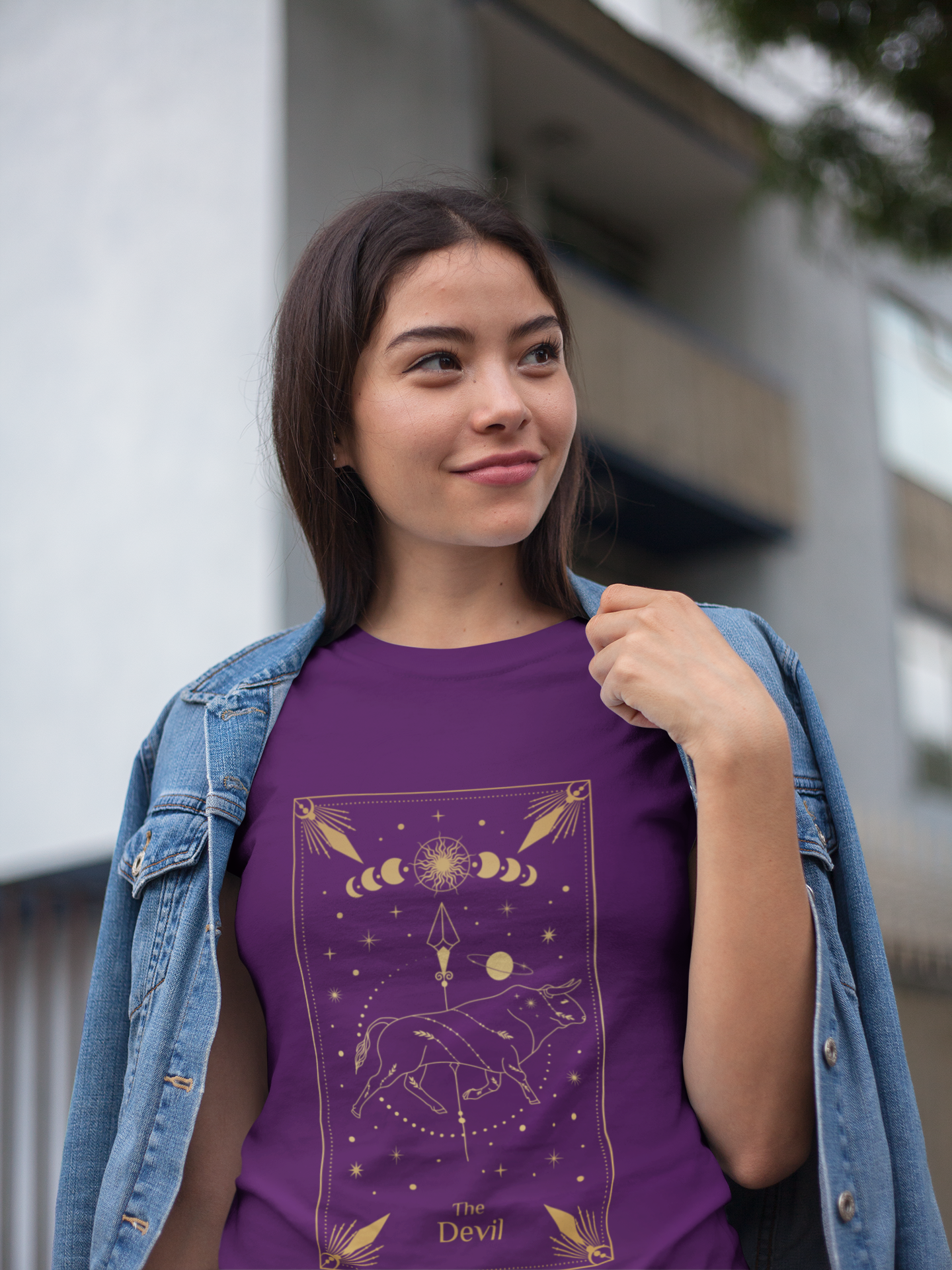 The Devil Tarot Card Shirt, Devil Tarot Card Tee, Witchy Tarot Shirt, Celestial Shirt, Mystical Shirt, Spiritual Shirt