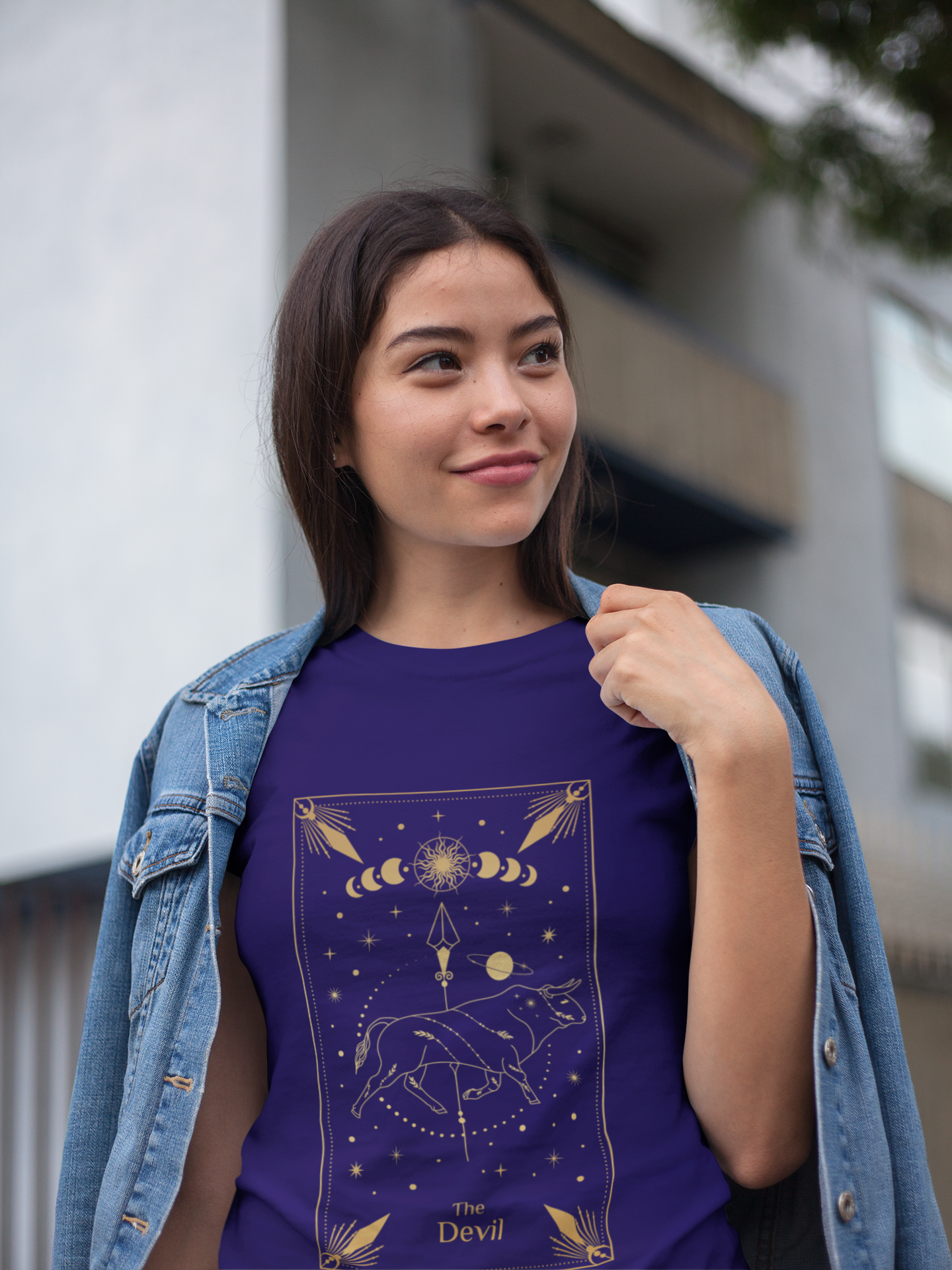 The Devil Tarot Card Shirt, Devil Tarot Card Tee, Witchy Tarot Shirt, Celestial Shirt, Mystical Shirt, Spiritual Shirt