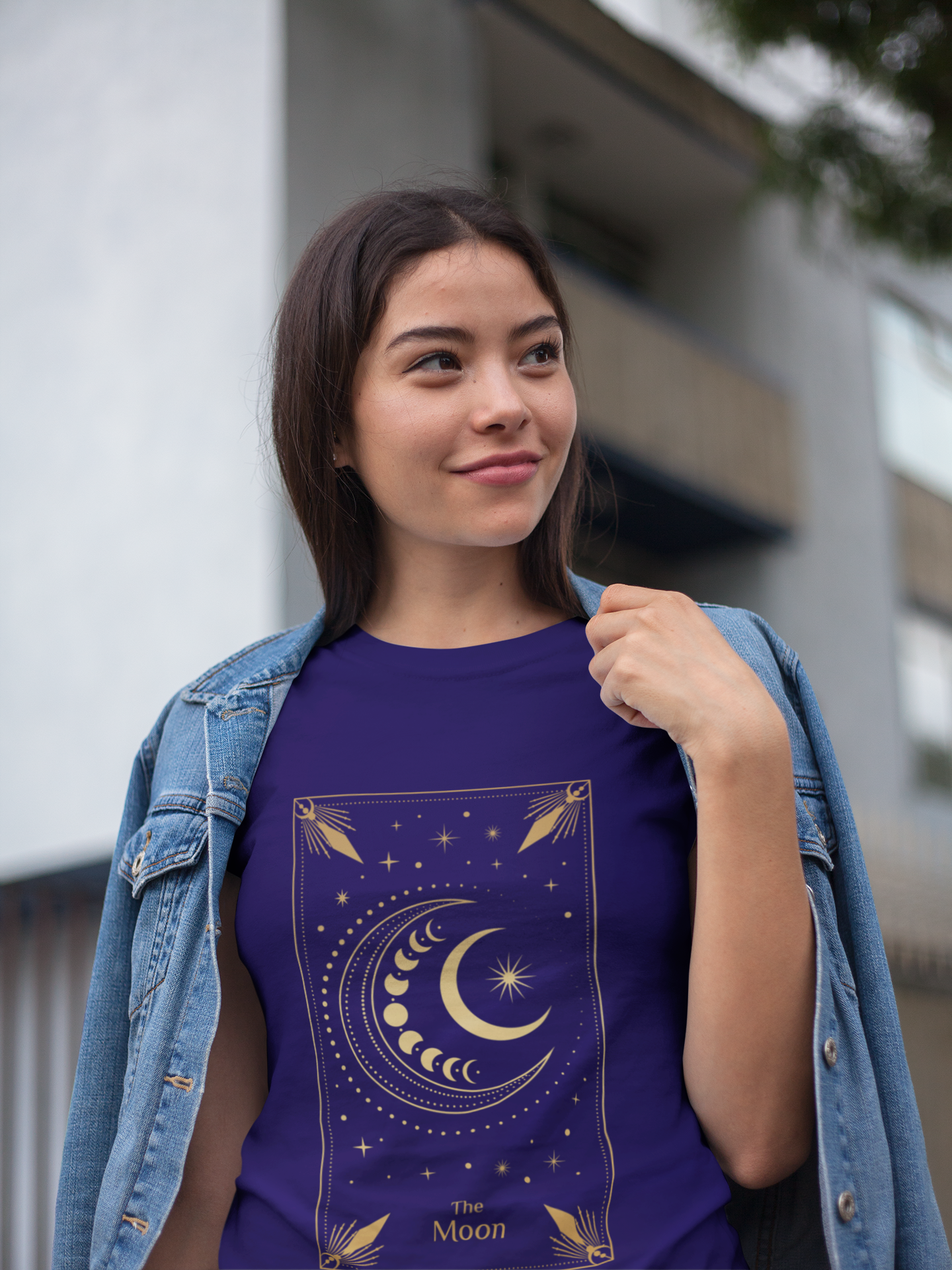 The Moon Tarot Card Shirt, Moon Tarot Card Tee, Witchy Tarot Shirt, Celestial Shirt, Mystical Shirt, Spiritual Shirt