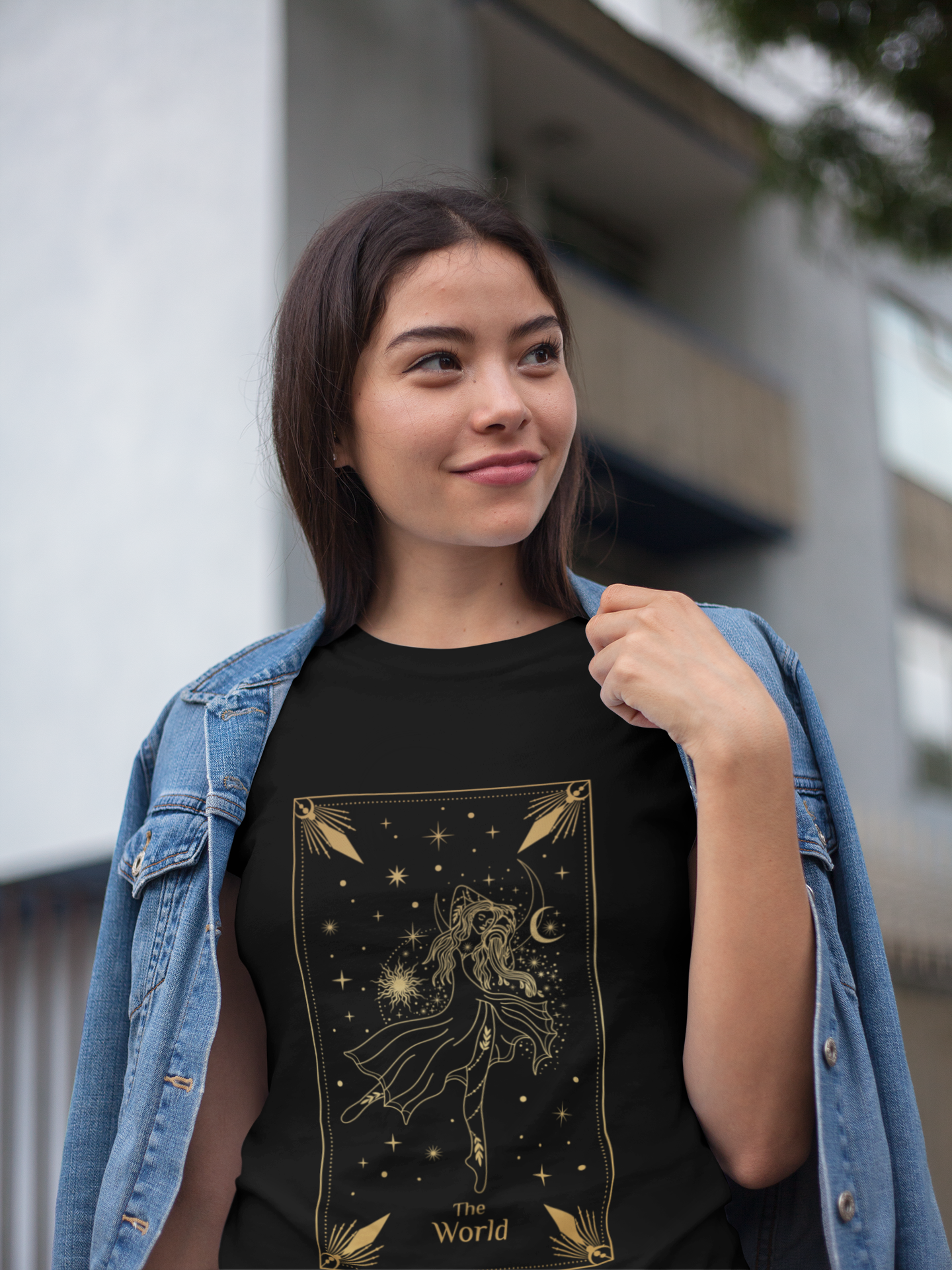 The World Tarot Card Shirt, World Tarot Card Tee, Witchy Tarot Shirt, Celestial Shirt, Mystical Shirt, Spiritual Shirt