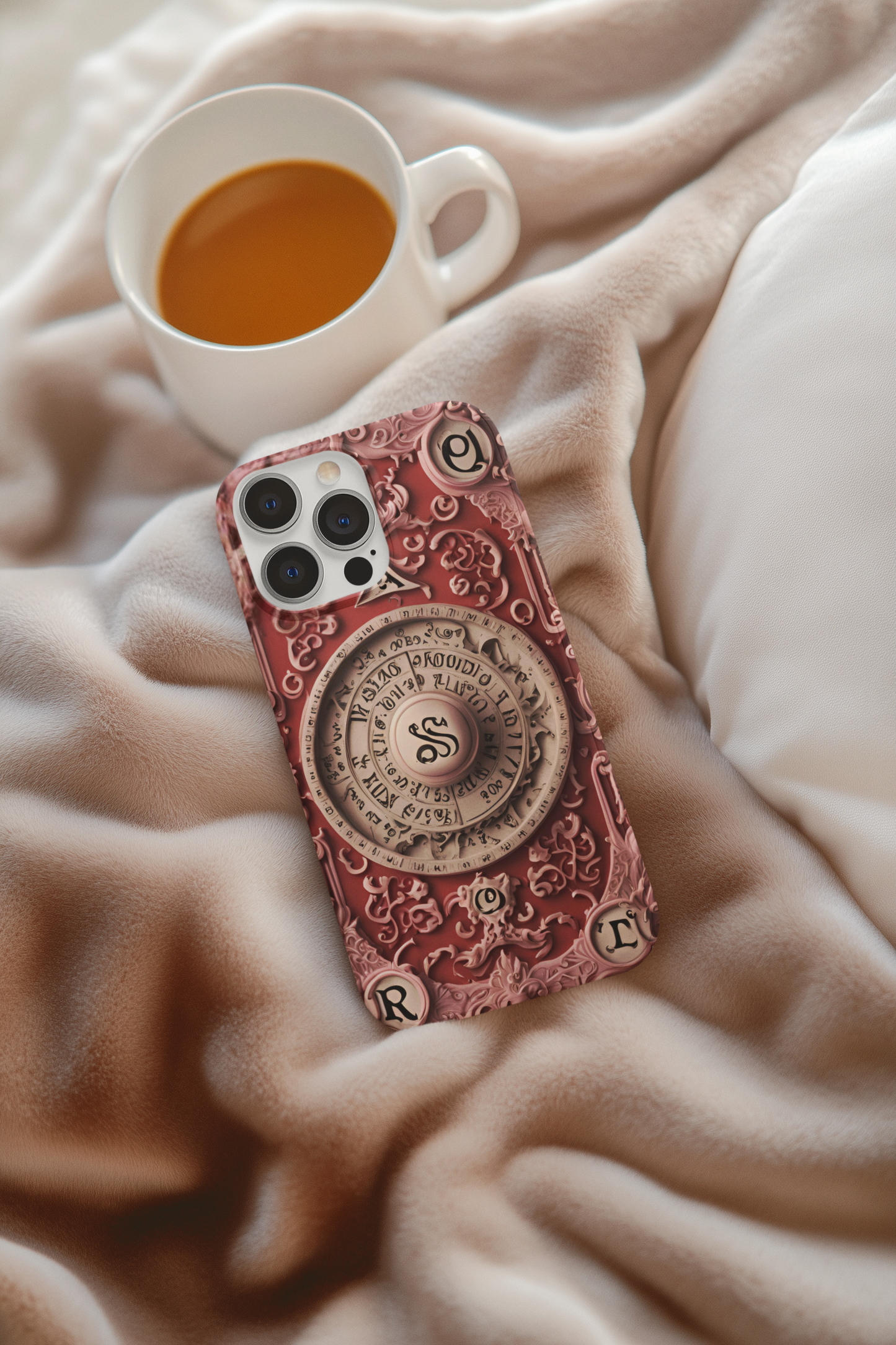 Gothic Vintage Phone Case with Elegant design, Ouija Board Phone Case for iPhone and Samsung