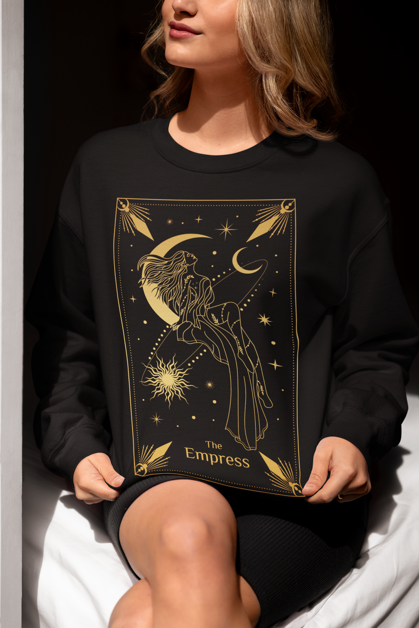 The Empress Tarot Card Shirt, Tarot Card Shirt, Mystical Moon Shirt, Gifts For Her, Cute Mom Tee, Aesthetic Clothing Wiccan Clothing