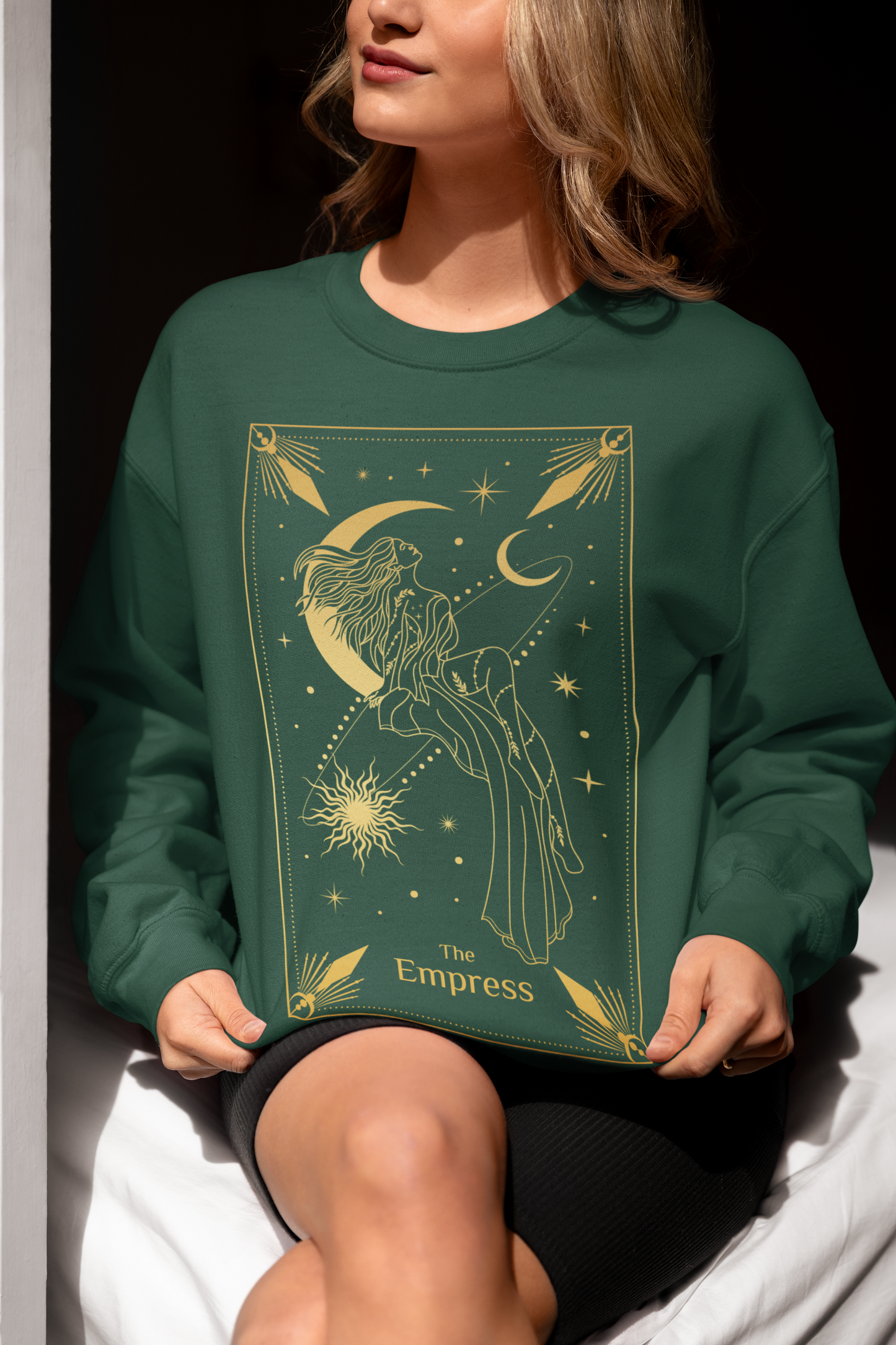 The Empress Tarot Card Shirt, Tarot Card Shirt, Mystical Moon Shirt, Gifts For Her, Cute Mom Tee, Aesthetic Clothing Wiccan Clothing