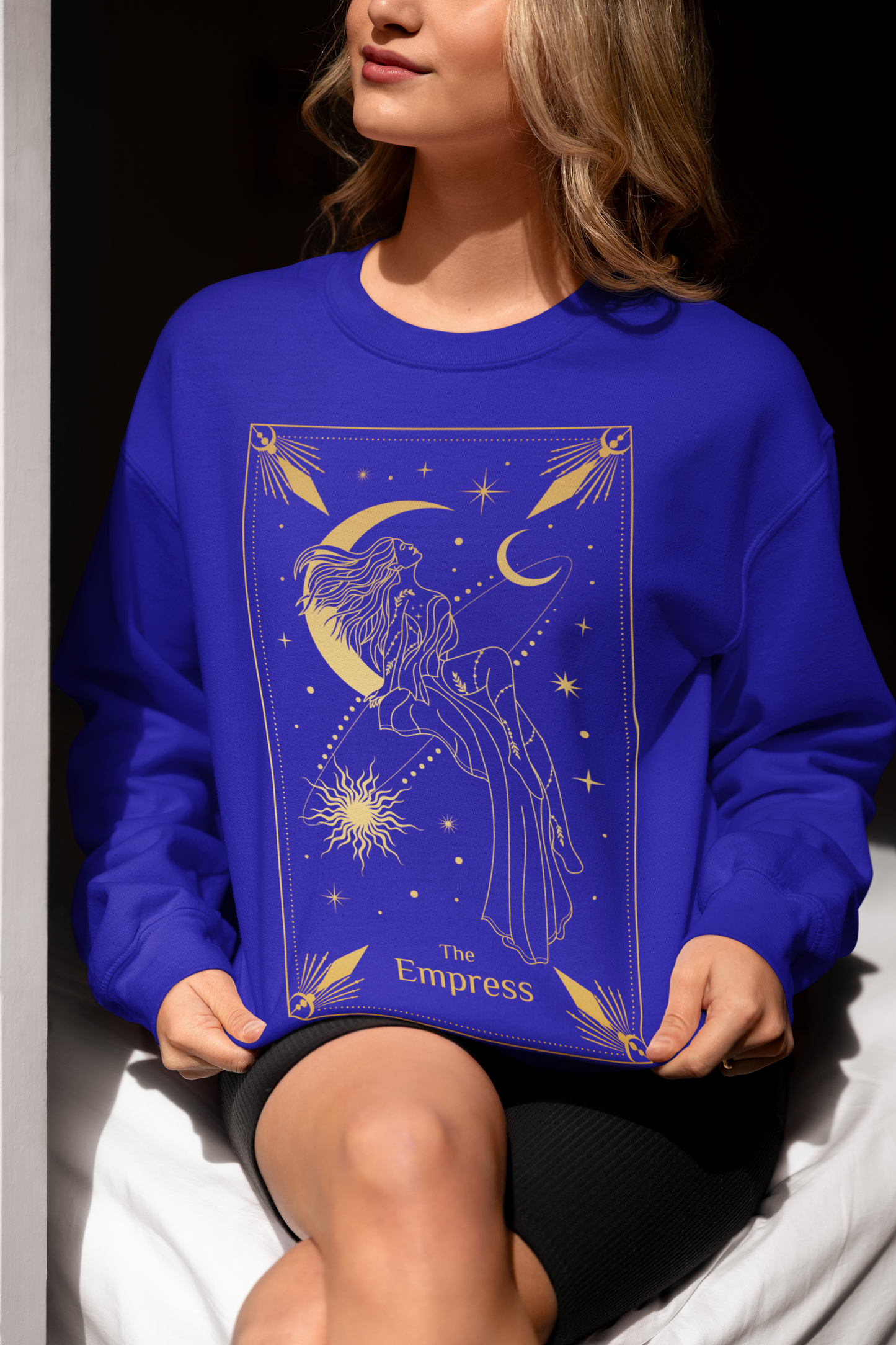 The Empress Tarot Card Shirt, Tarot Card Shirt, Mystical Moon Shirt, Gifts For Her, Cute Mom Tee, Aesthetic Clothing Wiccan Clothing