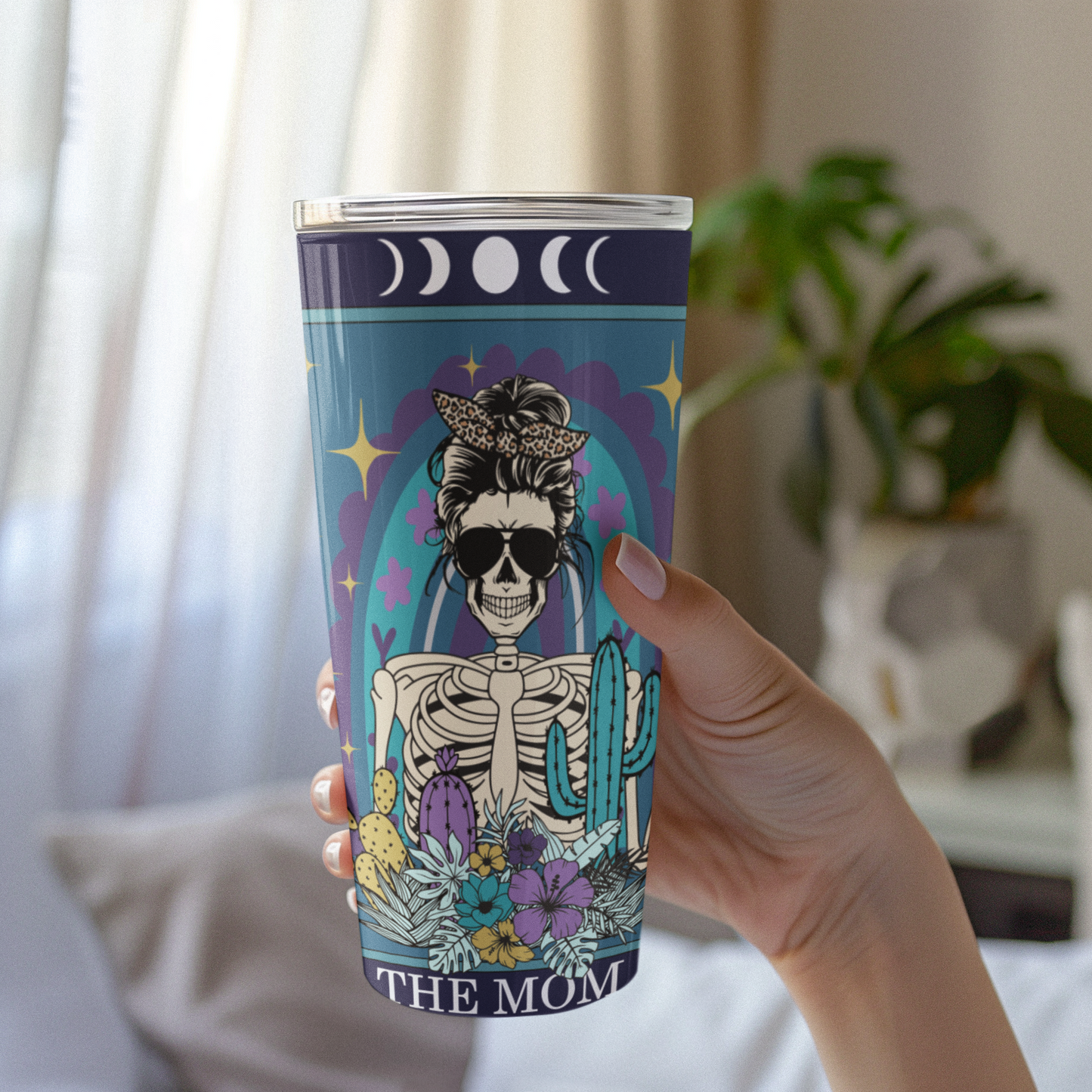 The Mom Tarot Card Tumbler, Occult Mom tarot card tumbler, The mom Tarot tumbler, Mom tarot card tumbler