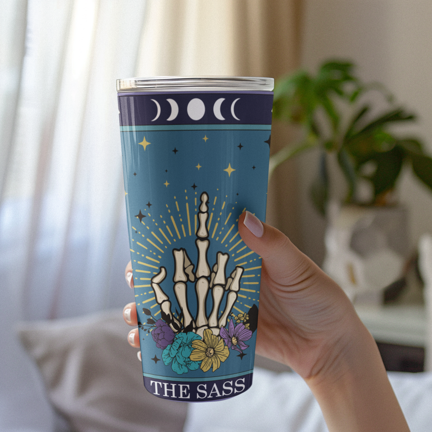 The Sass Tarot Card Tumbler, Occult Sass tarot card tumbler, The Sass Tarot tumbler, Sass tarot card tumbler